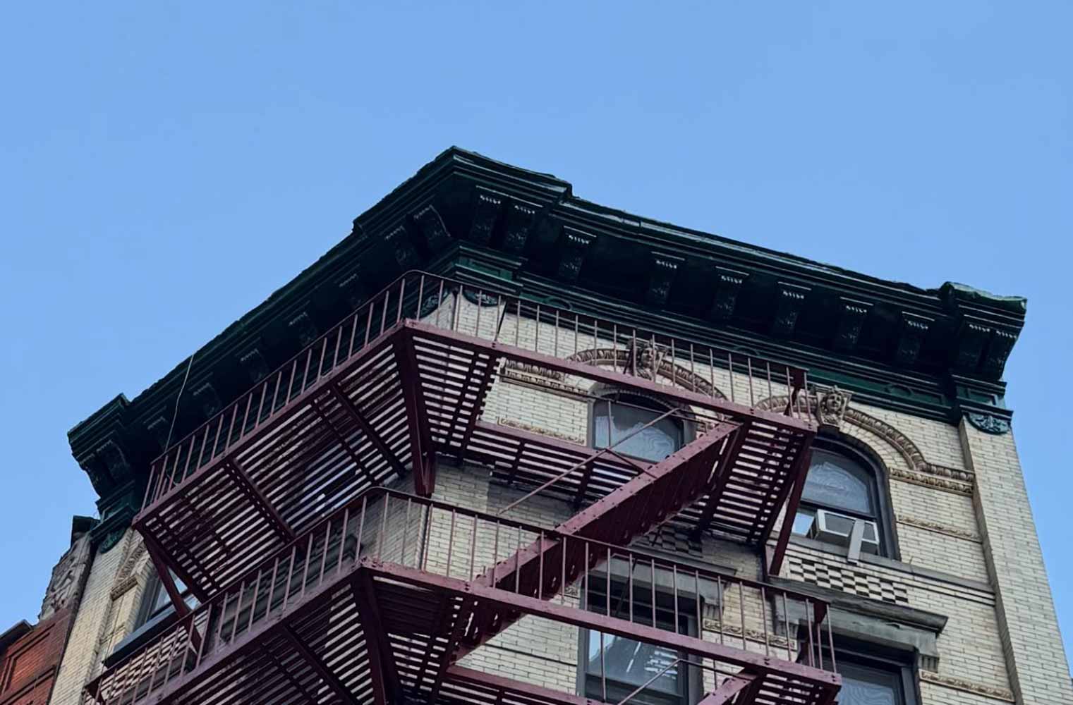 Architectural metal exterior building work in New York City