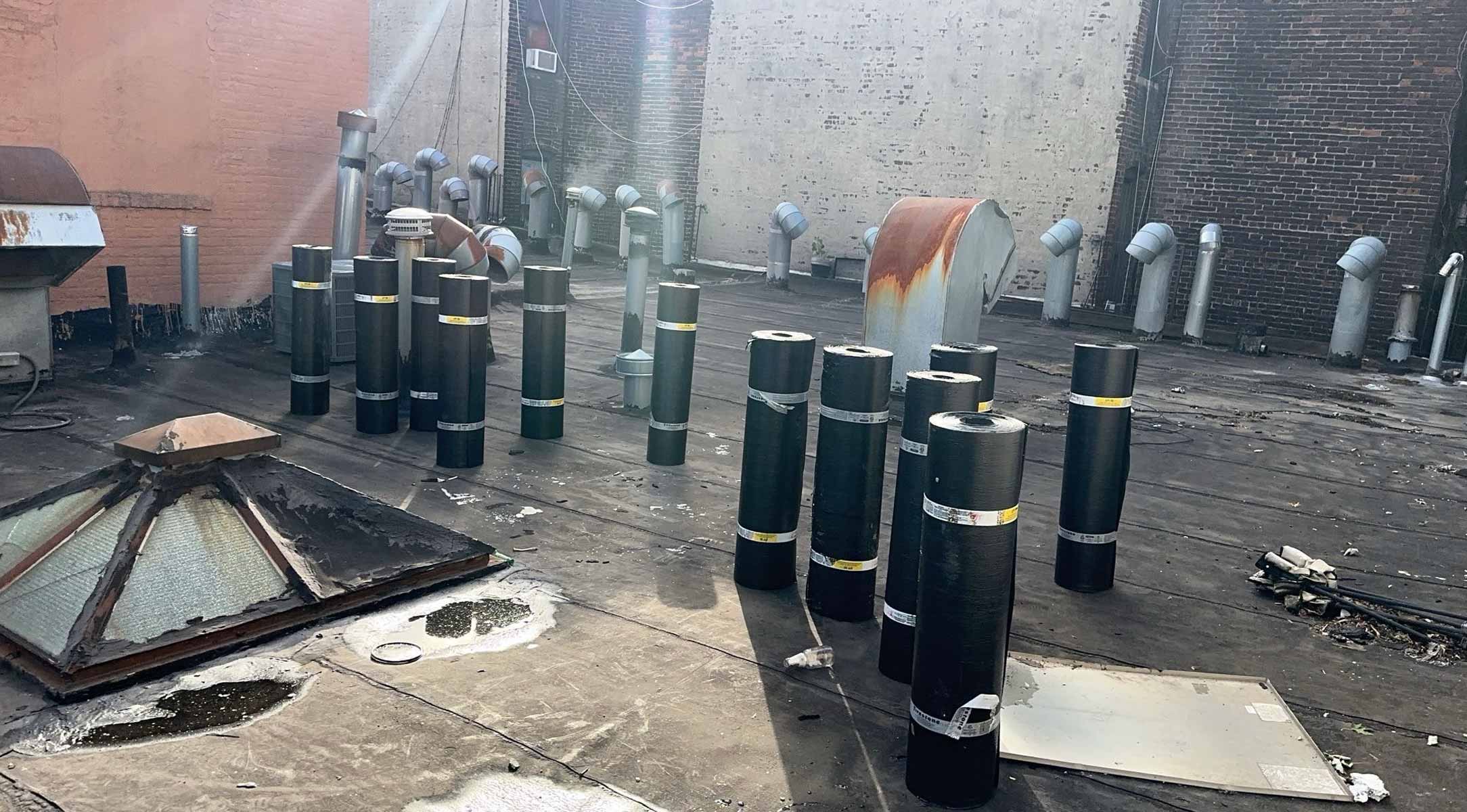 NYC roofing and waterproofing exterior restoration work